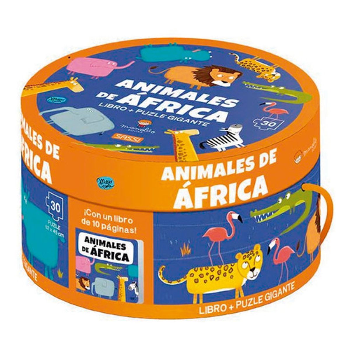 MANOLITO BOOKS - Libro y Puzzle Los Animales De África