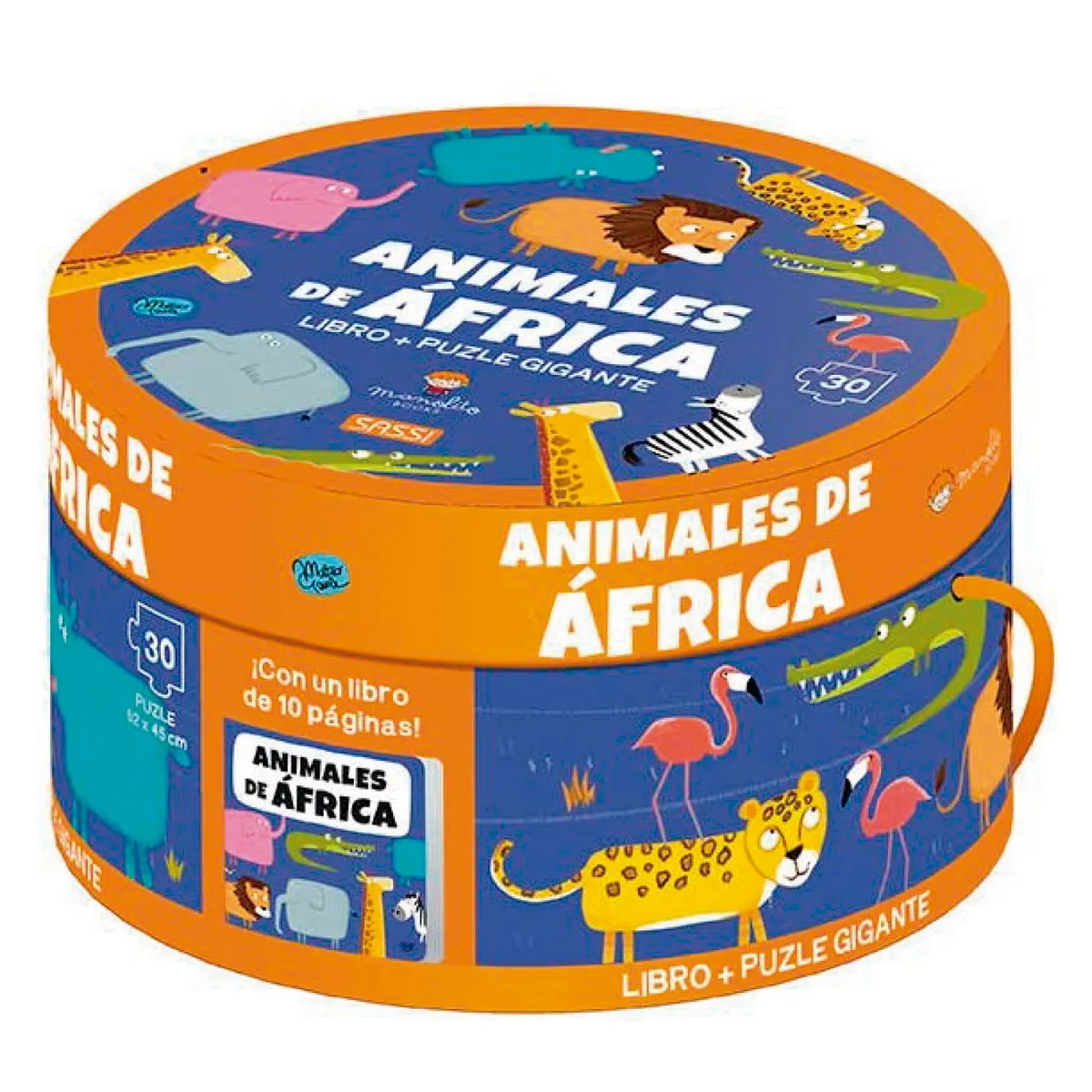MANOLITO BOOKS - Libro y Puzzle Los Animales De África