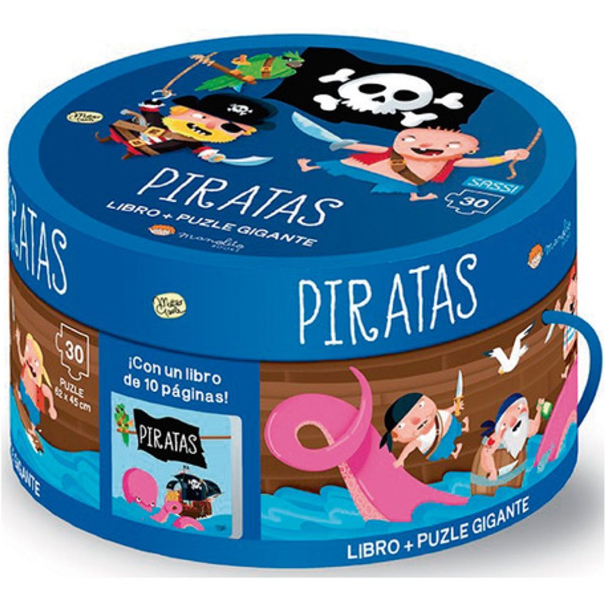 MANOLITO BOOKS - Libro y Puzzle Piratas