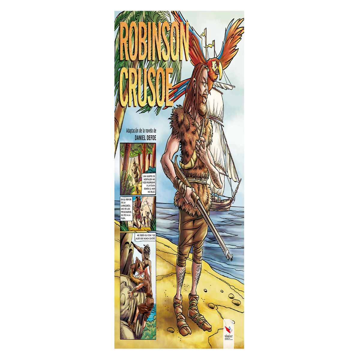ORIGO - Robinson Crusoe Novela Gráfica Tapa Dura