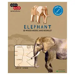 RETAILEXPRESS - Animal Collection Elefante Modelo Para Armar En Madera