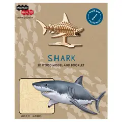 RETAILEXPRESS - Animal Collection Tiburon Modelo Armable En Madera