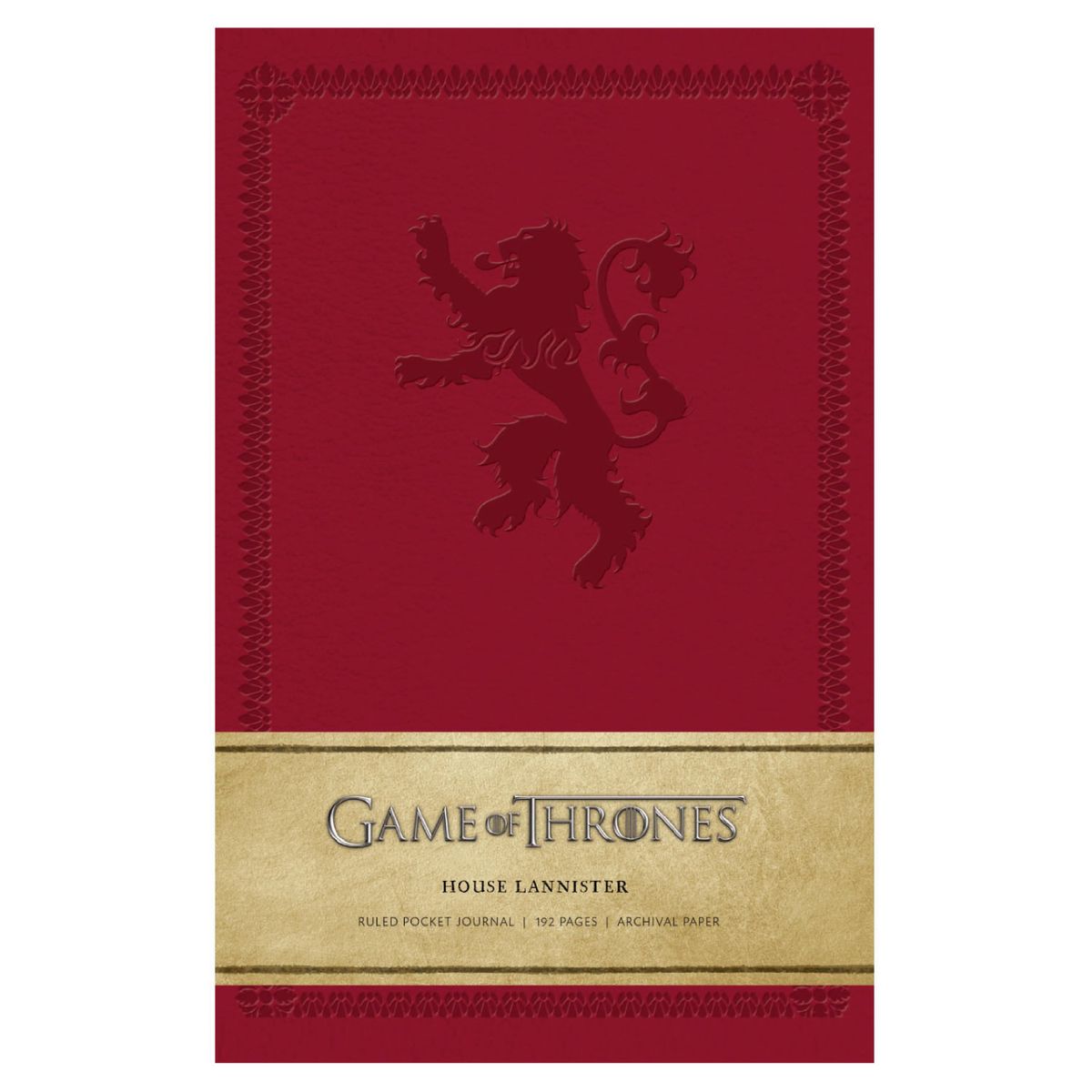 RETAILEXPRESS - Libreta Game Of Thrones: House Lannister Lujo Tapa Dura Bolsillo