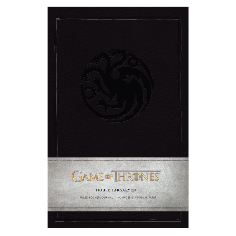 RETAILEXPRESS - Libreta Game Of Thrones: House Targaryen Lujo Tapa Dura Bolsillo