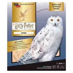 RETAILEXPRESS - Harry Potter Hedwig Libro y Modelo Armable En Madera