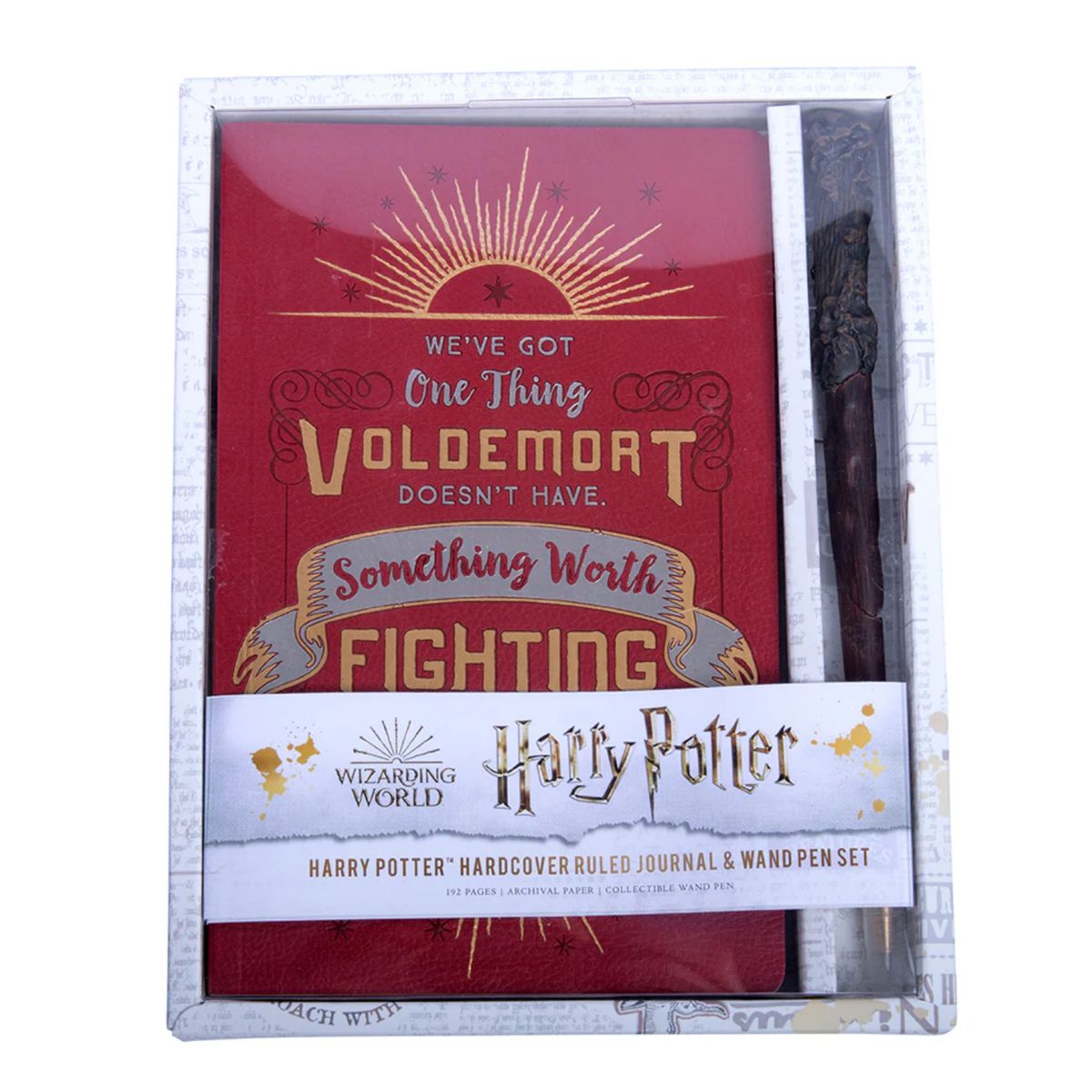 RETAILEXPRESS - Harry Potter Set Bolígrafo Varita y Libreta Tapa Dura Harry Potter