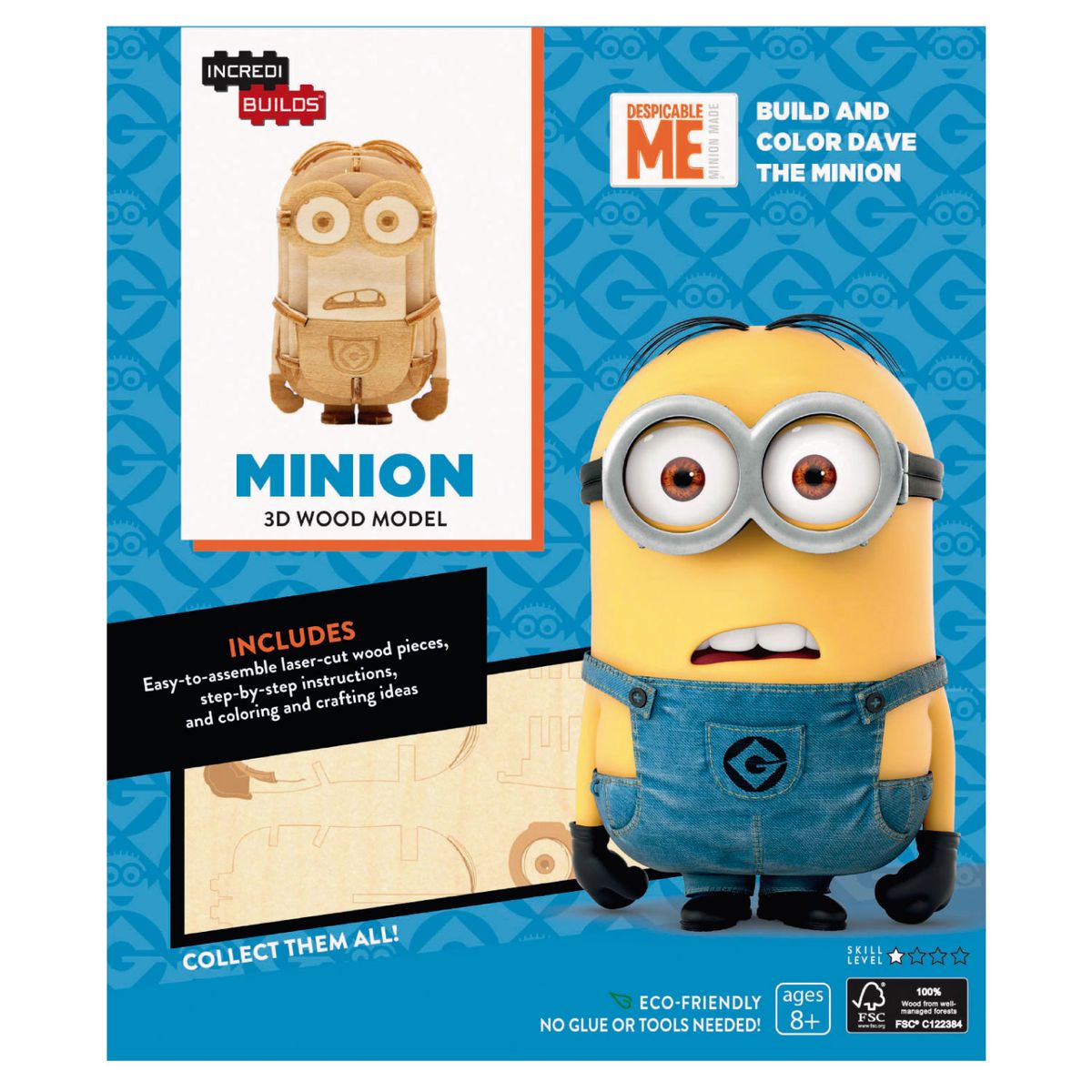 RETAILEXPRESS - Minions: Modelo Armable En Madera