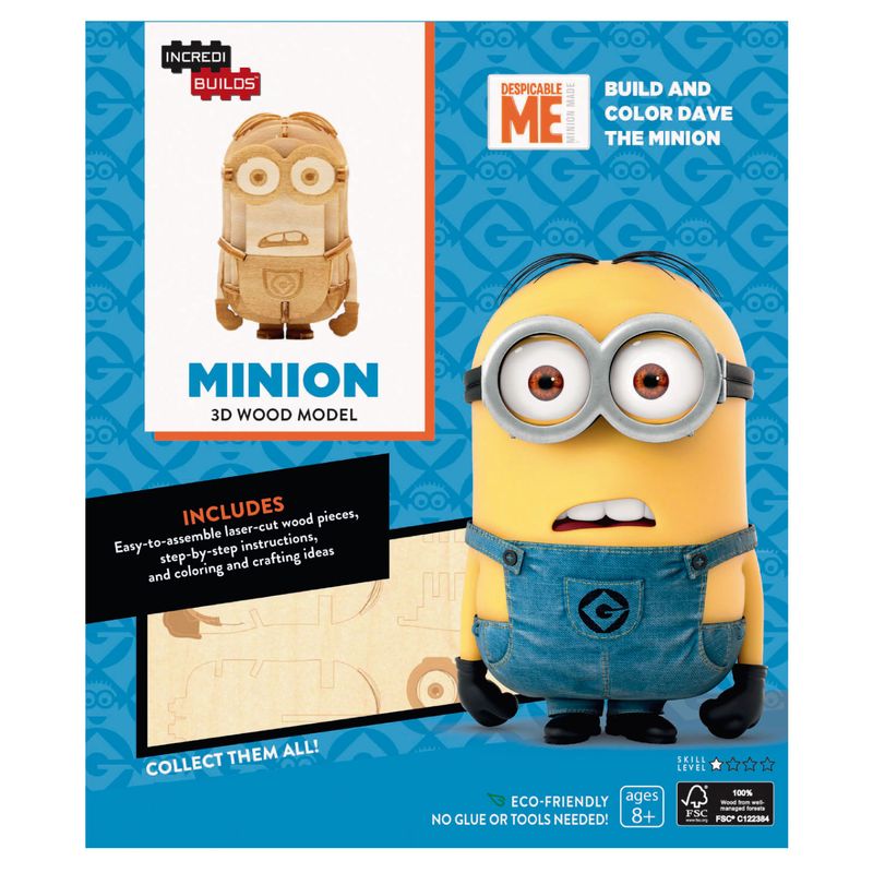RETAILEXPRESS - Minions: Modelo Armable En Madera