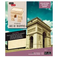 RETAILEXPRESS - Paris: Arc De Triomphe - Libro y Modelo Armable En Madera