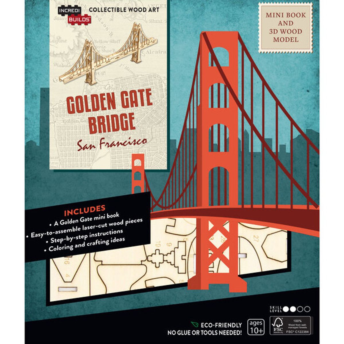 EDUCATIONAL INSIGHTS - San Francisco: Golden Gate Bridge - Libro Y M