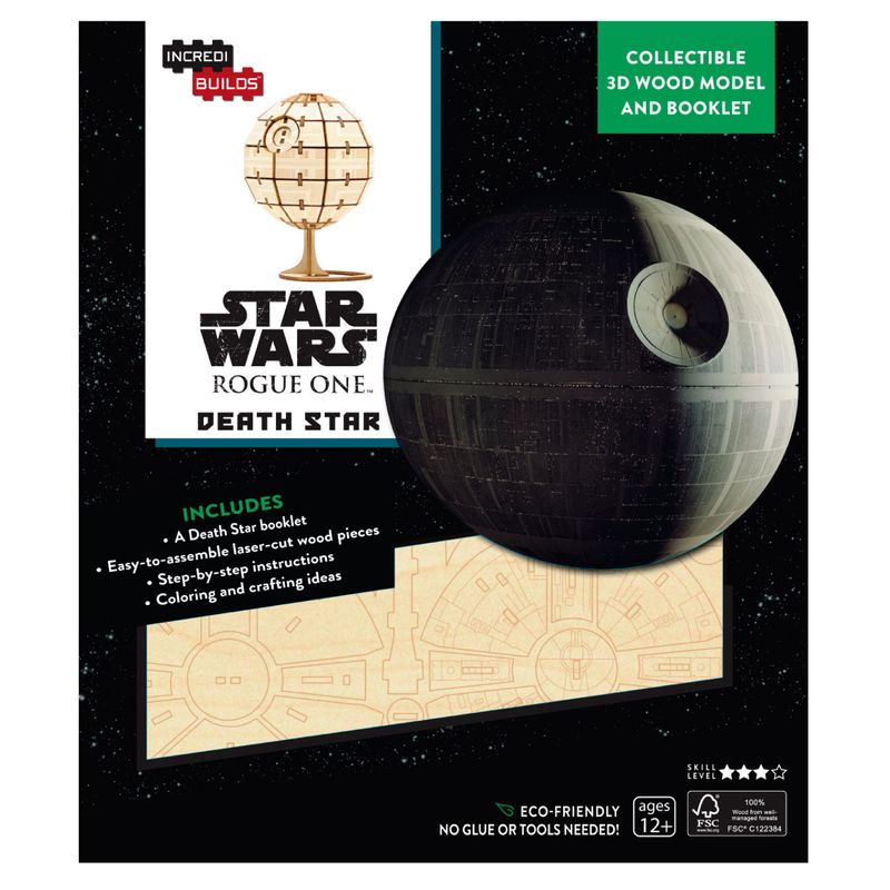RETAILEXPRESS - Star Wars Rogue One Death Star Libro y Modelo Armable Madera