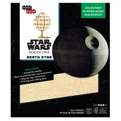 RETAILEXPRESS - Star Wars Rogue One Death Star Libro y Modelo Armable Madera