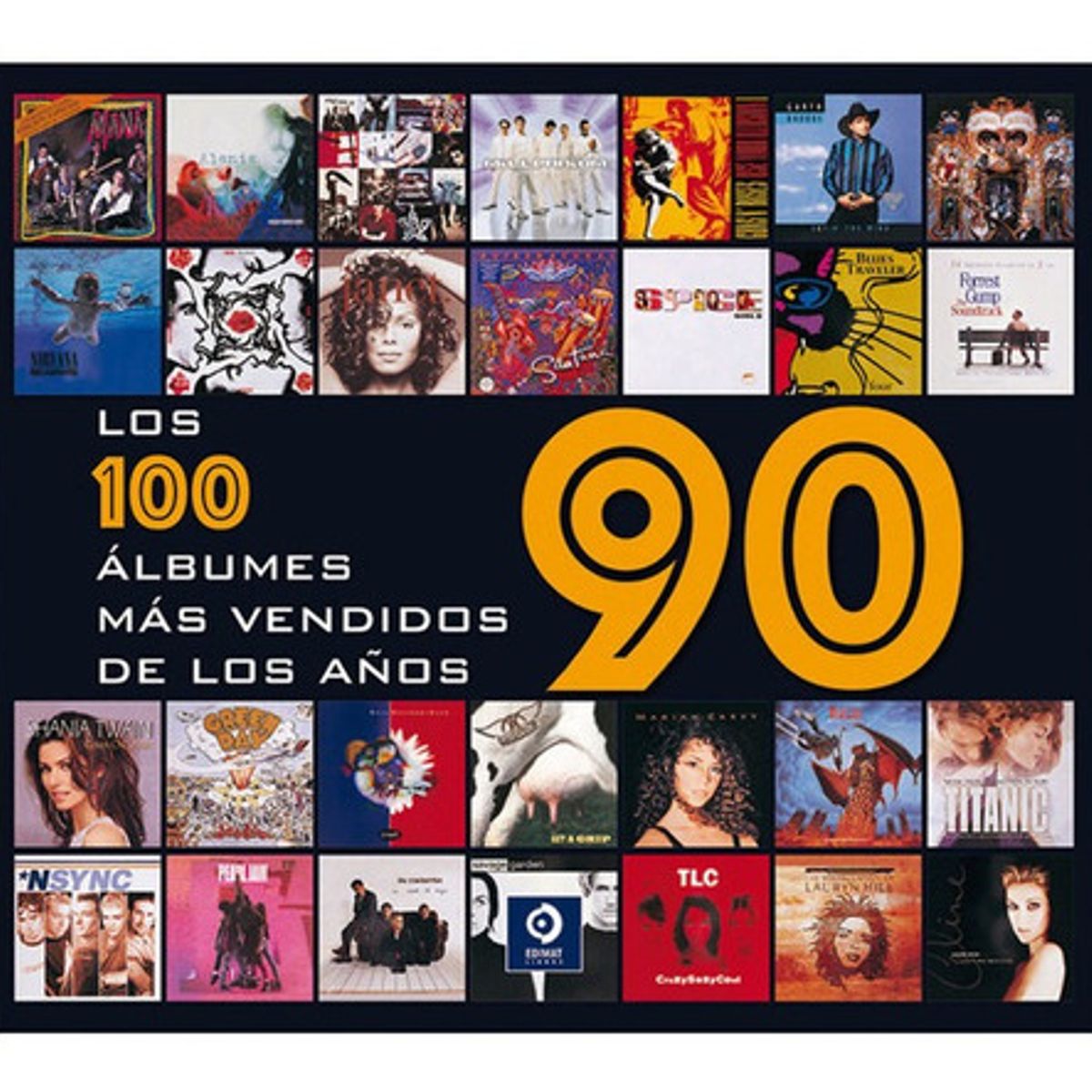 EDIMAT LIBROS - Los 100 Albumes Mas Vendidos De Los Años 90