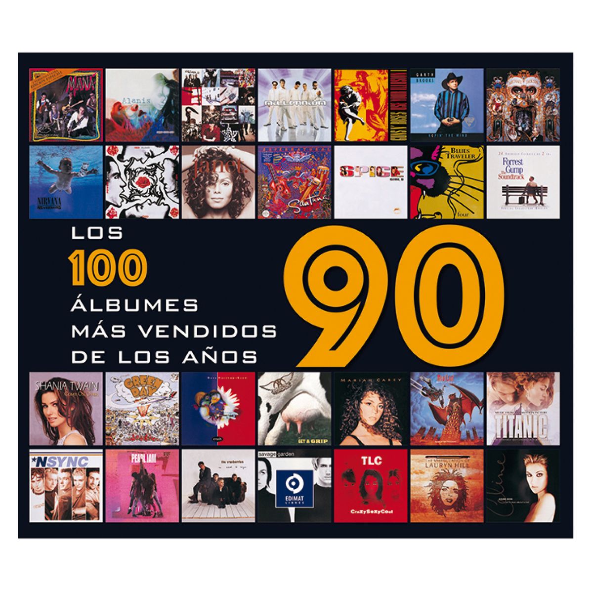 EDIMAT LIBROS - Los 100 Albumes Mas Vendidos De Los Años 90