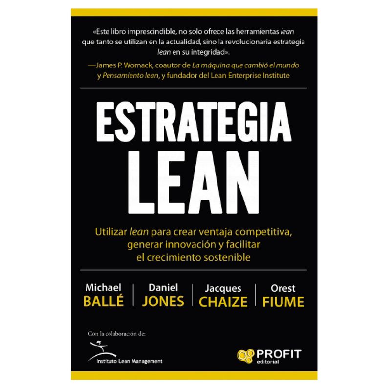 PROFIT - Estrategia Lean - Autor(a):  Michel Balle