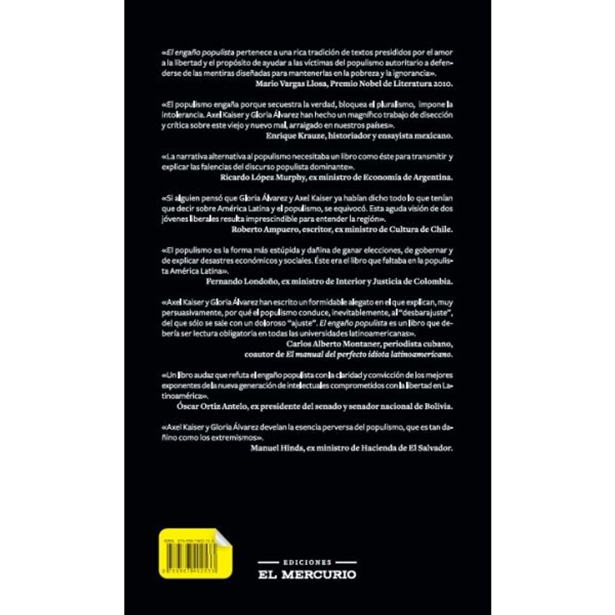 EL MERCURIO - El Engaño Populista - Ediciones El Mercurio