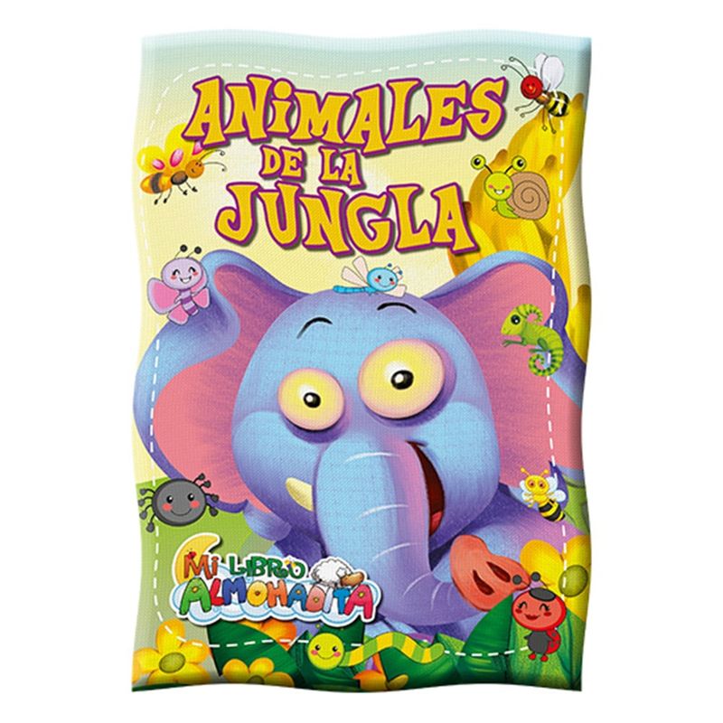 LATINBOOKS - Mi Libro Almohadita - Animales De La Jungla