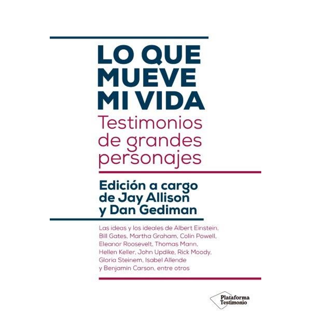 Plataforma Editorial - Lo Que Mueve Mi Vida