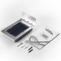 Aplique Luz Led Solar Con Sensor De Movimiento Contra Agua