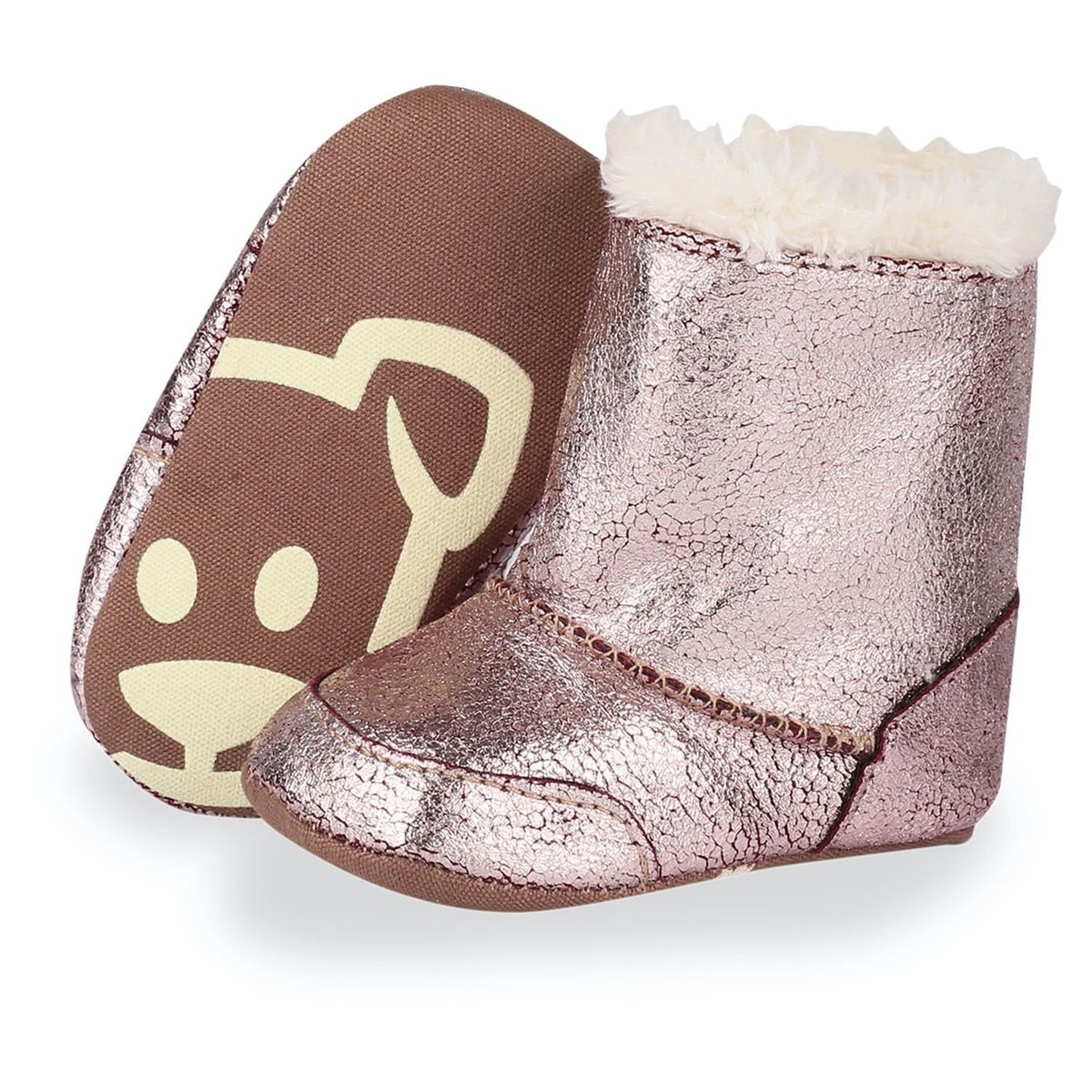 PILLIN - Botín Bebé Invierno Niña Rosado PILLIN