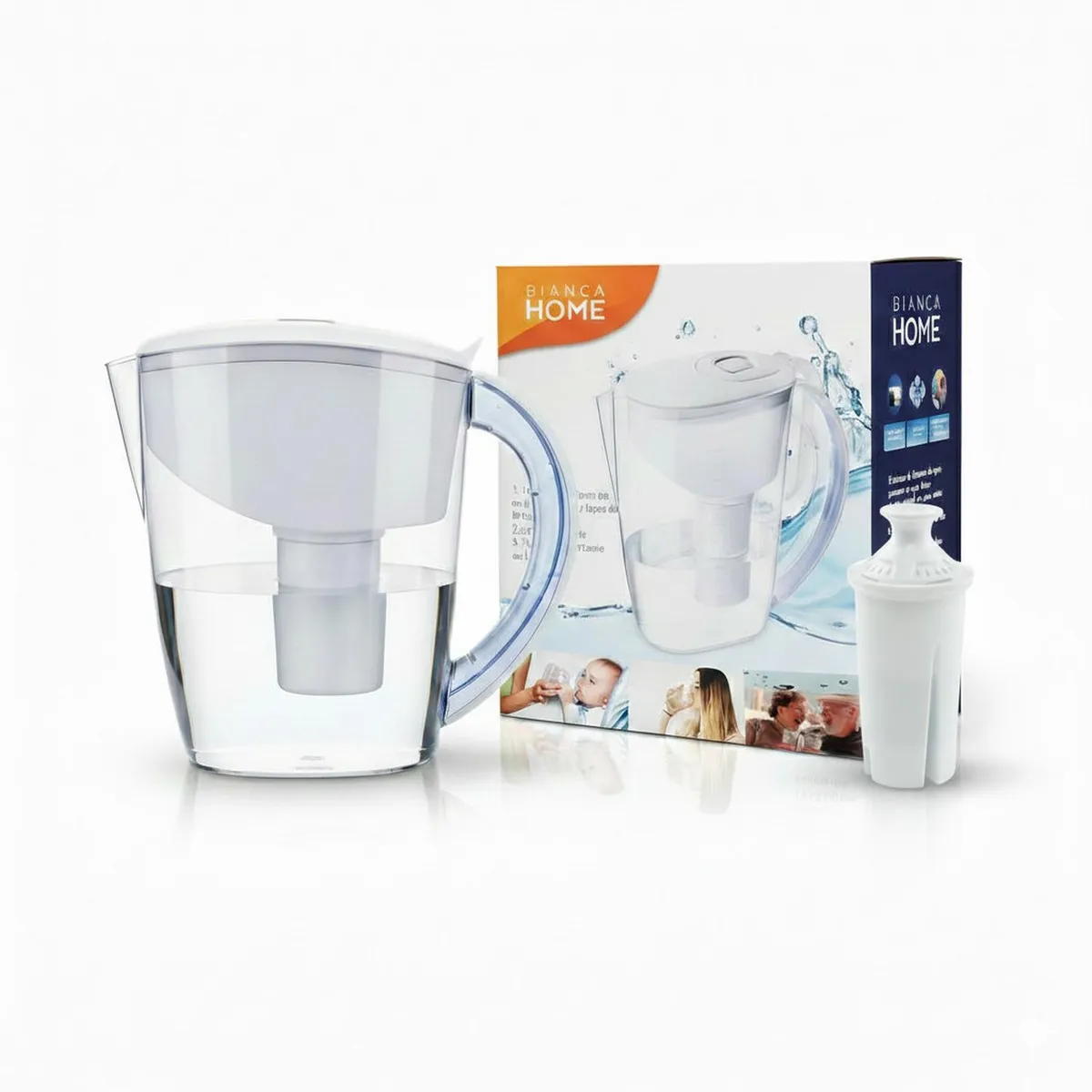 PRO OUTDOOR - Jarra Purificadora De Agua Bianca Home 3.8 Litros-Blanco