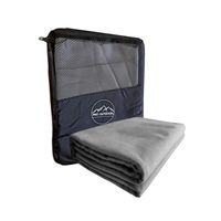 TOALLA XL MICROFIBRA SUEDE GRIS