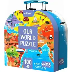 MIDEER - Maleta Puzzle Nuestro Mundo -