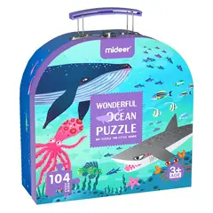 MIDEER - Maleta Puzzle Oceano Fantástico -