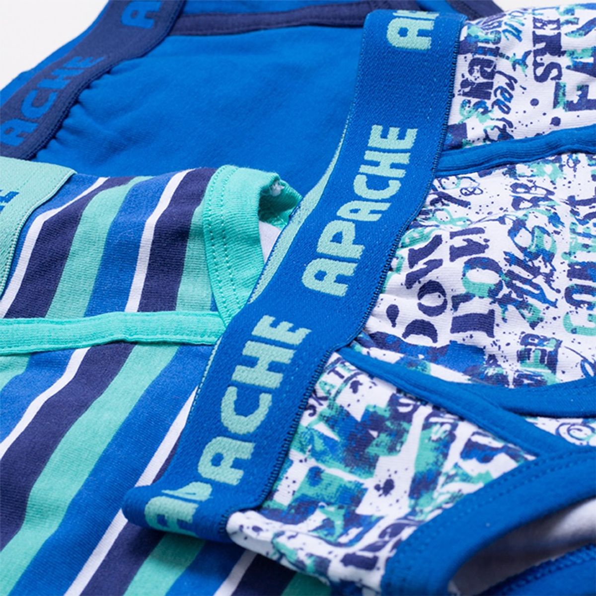 PILLIN - Pack 3 Slip Algodón Verano Niño Multicolor PILLIN