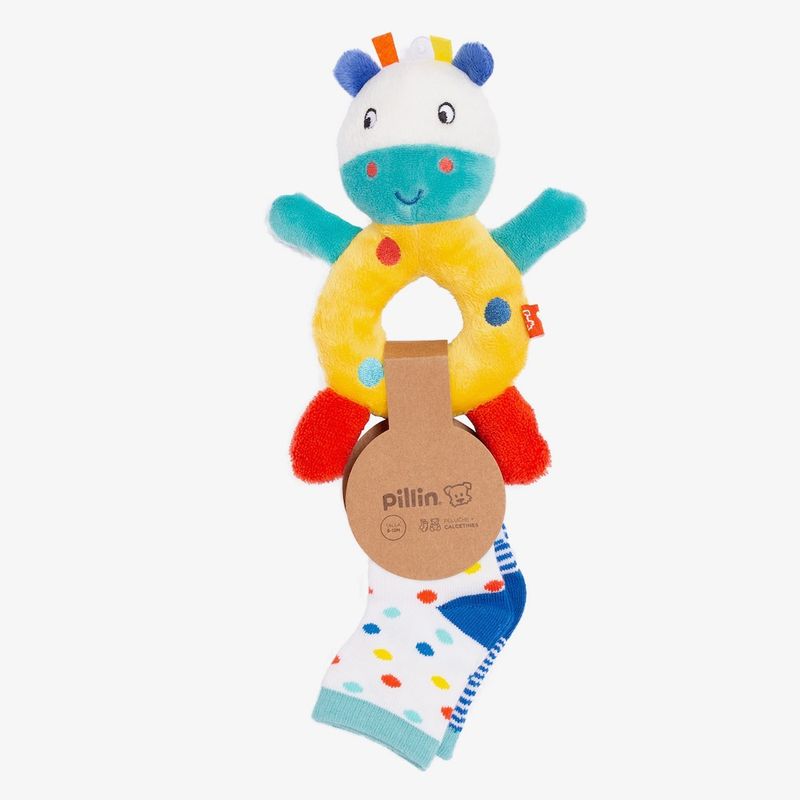 PILLIN - Cascabel Bebe Algodón Verano Niño Amarillo PILLIN