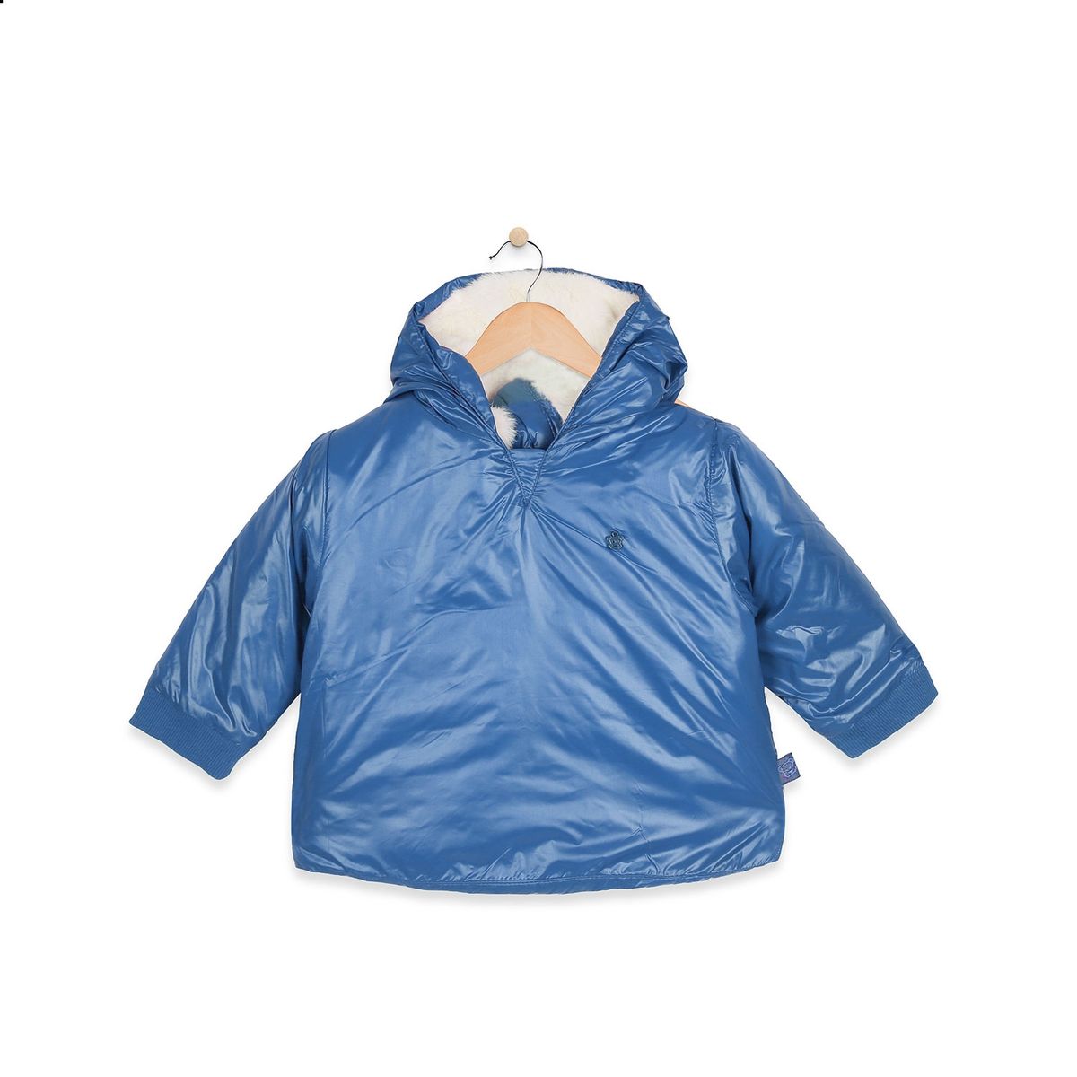 PILLIN - Chaqueta New Born Bebe Algodón Invierno Niña Azul PILLIN