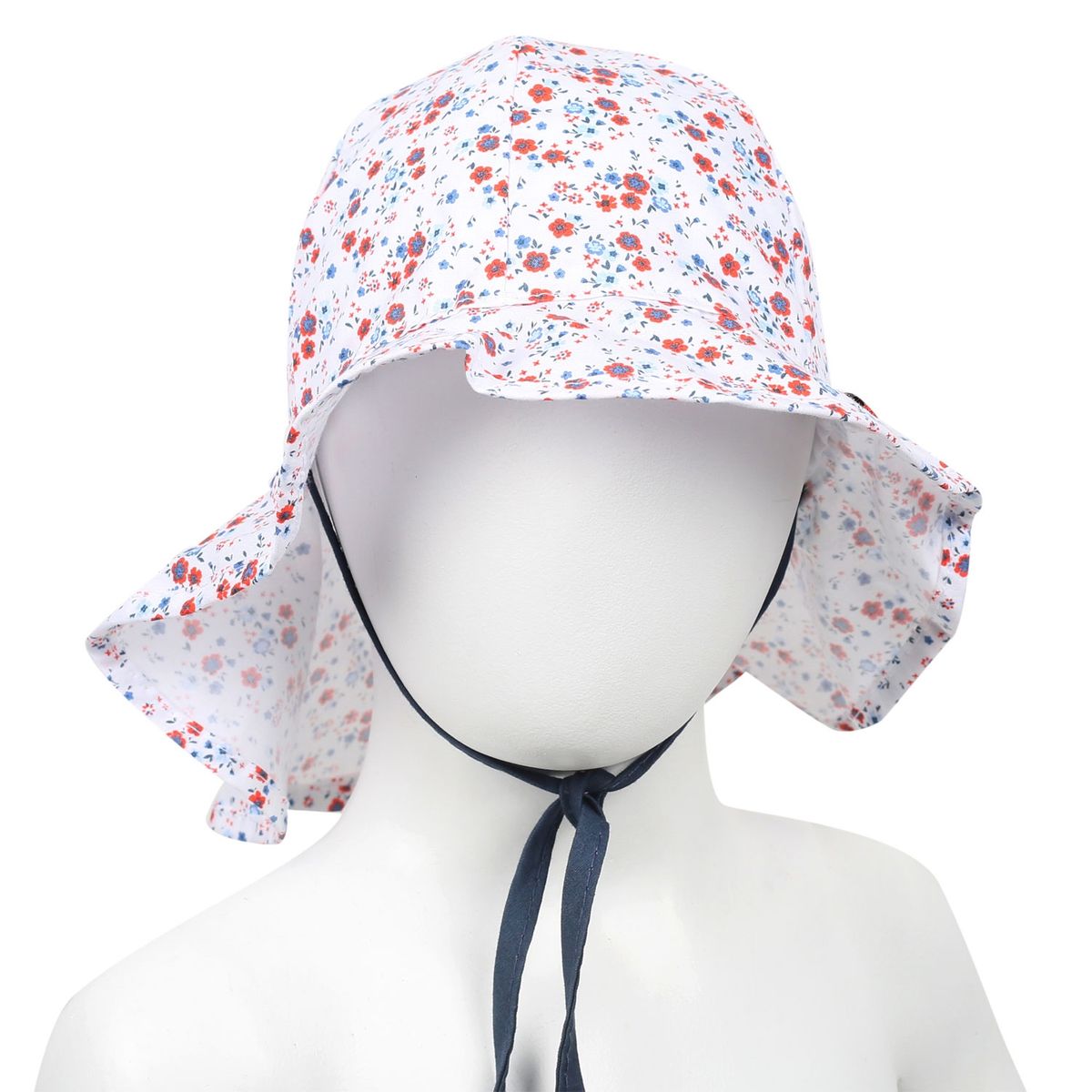 PILLIN - Gorro Bebé Algodón Verano Niña Blanco PILLIN