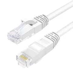 NEWO - Cable de red 50 metros cat 5e rj45 Blanco