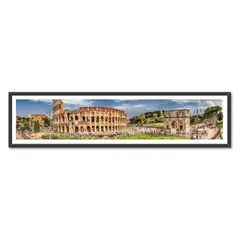 ALCUADRADO - Cuadro Panoramico Roma Negro