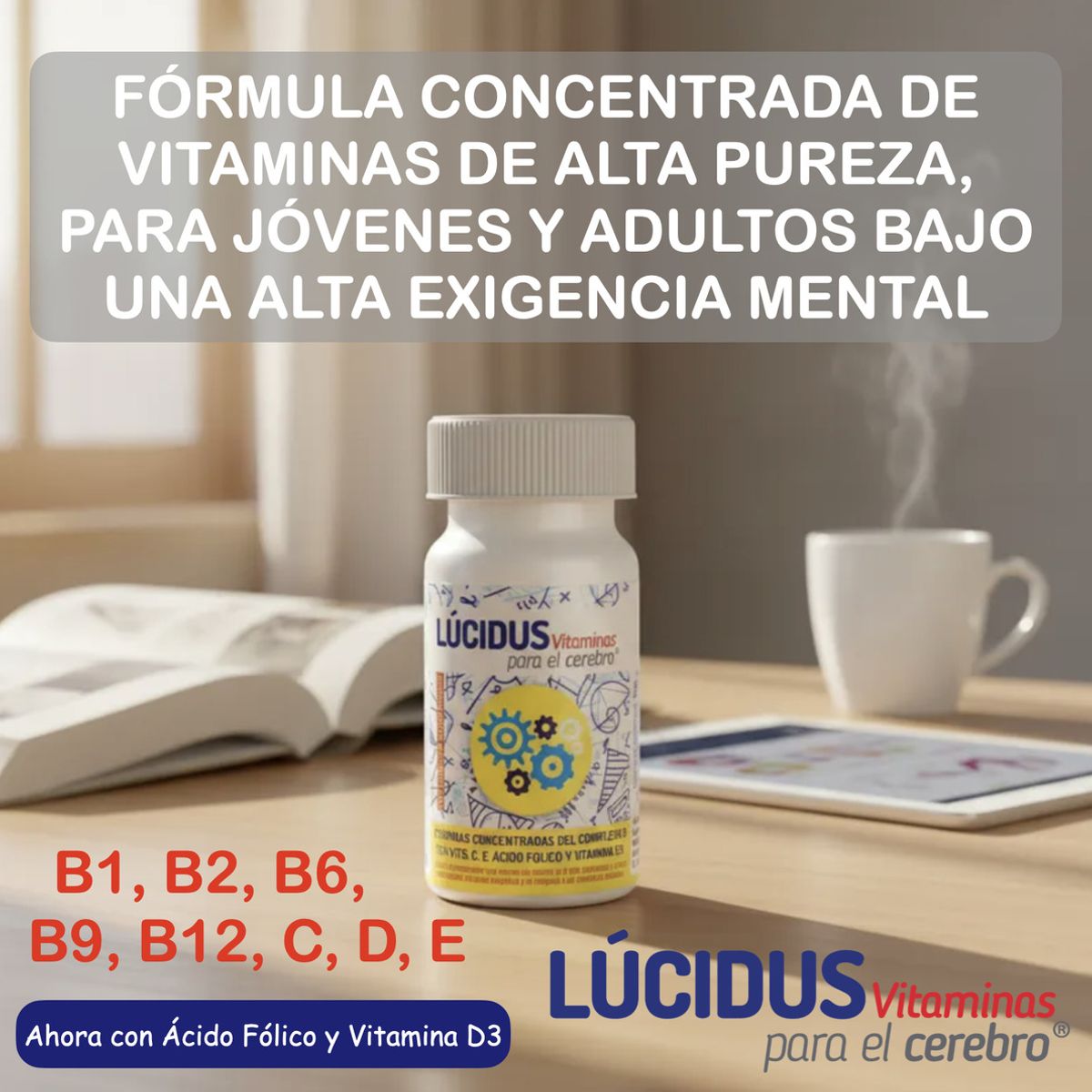 VITAL AND YOUNG - Lúcidus Vitaminas Para El Cerebro
