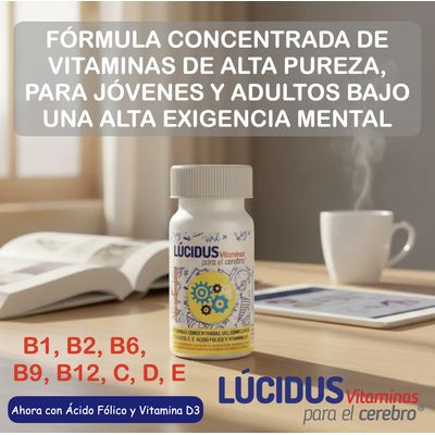 Imagen 2 del producto Lúcidus Vitaminas Para El Cerebro