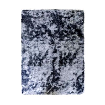 Imagen 2 del producto Alfombra Peluda Super Suave 120cmX160cm Gris Oscuro Jaspeado