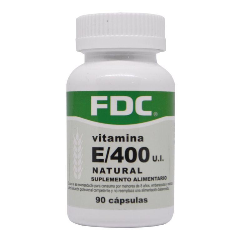 VITAMINA E NATURAL 400 MG X 90 CAPS.