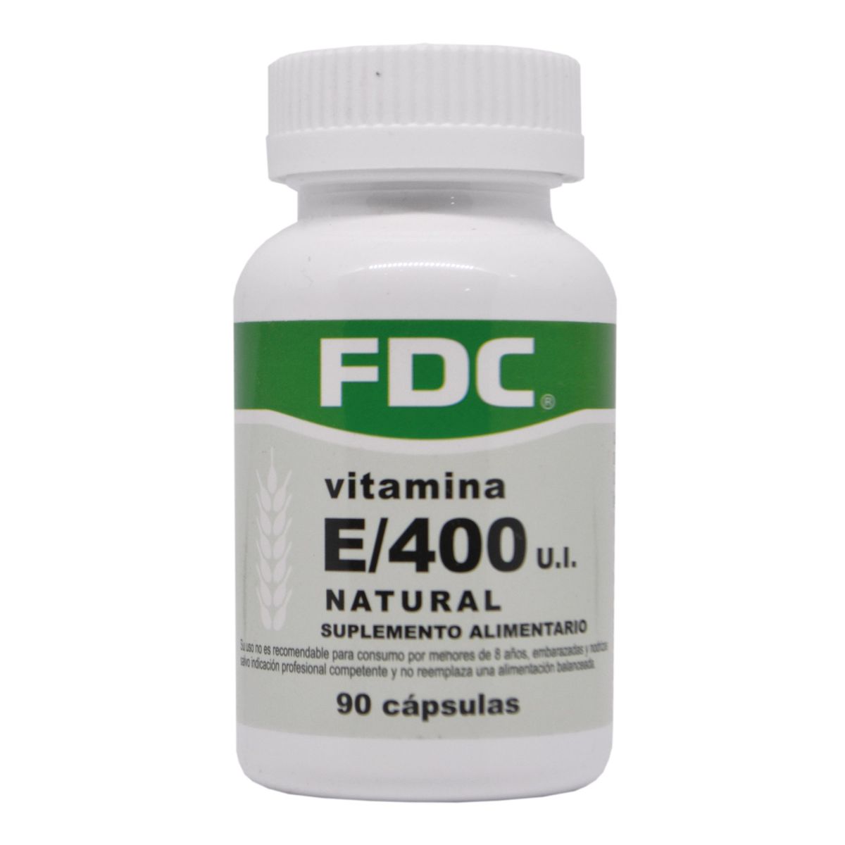 FDC - VITAMINA E NATURAL 400 MG X 90 CAPS.