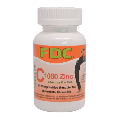 Imagen 2 del producto VITAMINA C 1000 ZINC X 60 COMPRIMIDOS