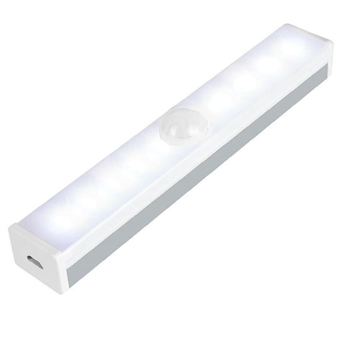 NEWO - Barra Luz led emergencia recargable con sensor de movimiento 15 cms
