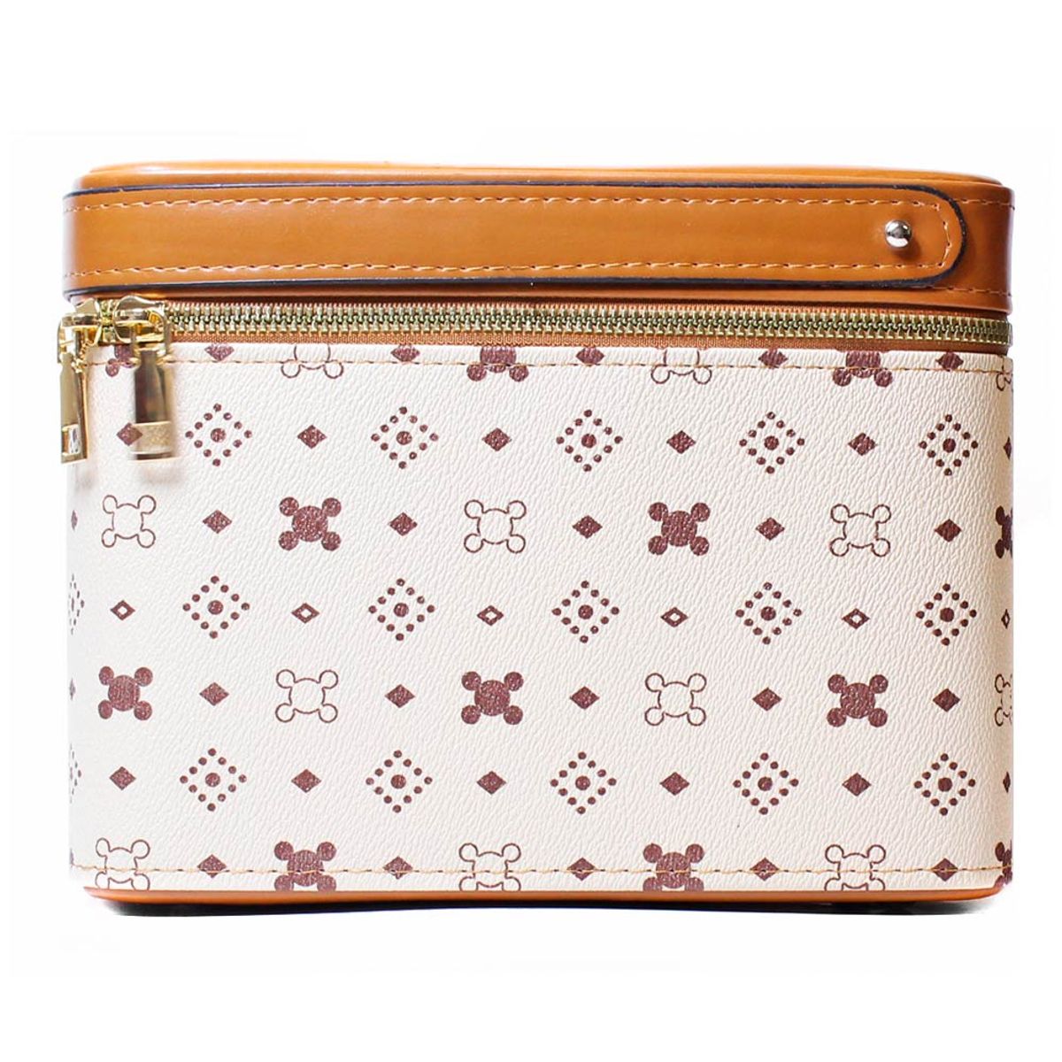 COSMETICAVAL - Maletín cosmetiquero para maquillaje eco cuero CVL