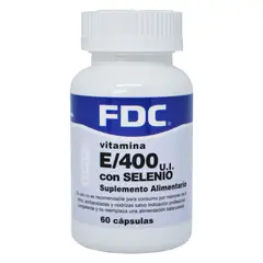 FDC - VITAMINA E400+SELENIO X 60 CAPS.
