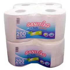SANITIAO - Toalla De Papel 8 Rollos De 100 Mts C/U 800 Mts