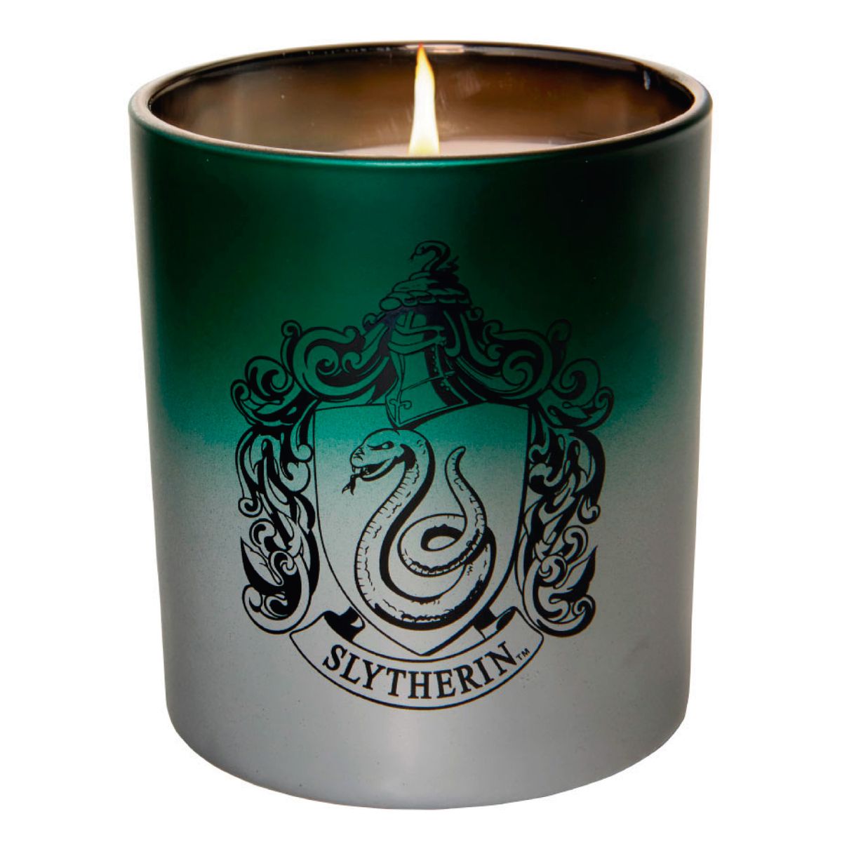RETAILEXPRESS - Harry Potter: Slytherin Large Glass Candle ( Vaso y Vela )