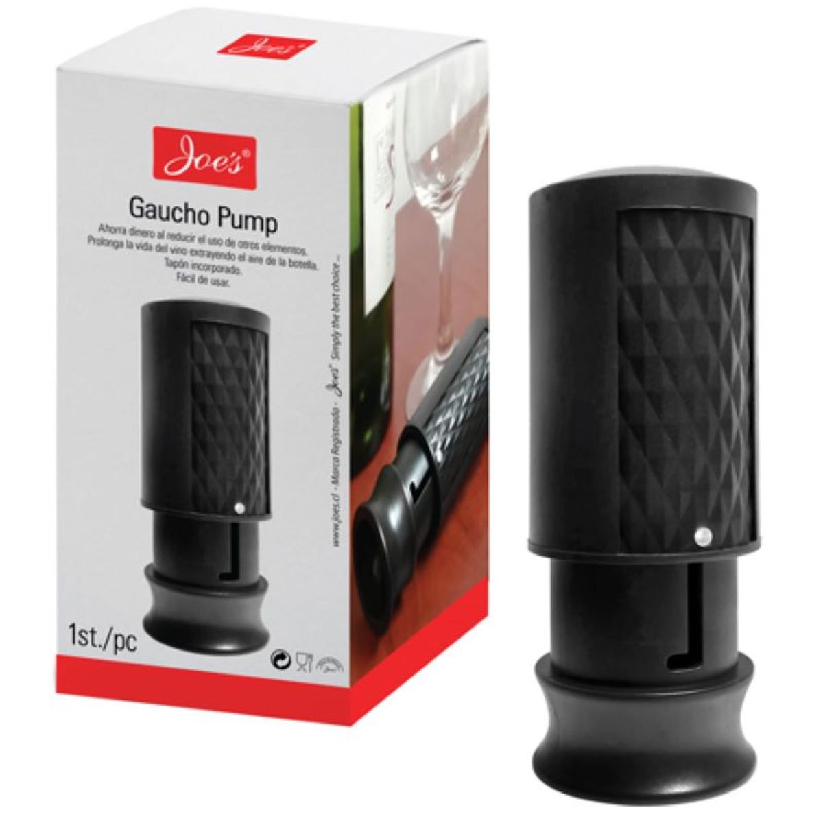 CATALAB - Descorchador De Vacío Vino Gaucho Pump Bar