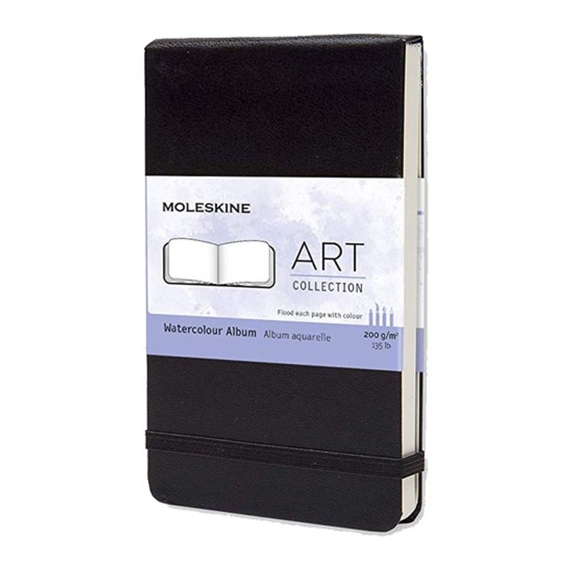 MOLESKINE - Álbum de acuarela tapa dura chica negra