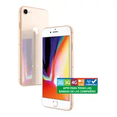 APPLE - IPhone 8 64GB - Gold - Reacondicionado