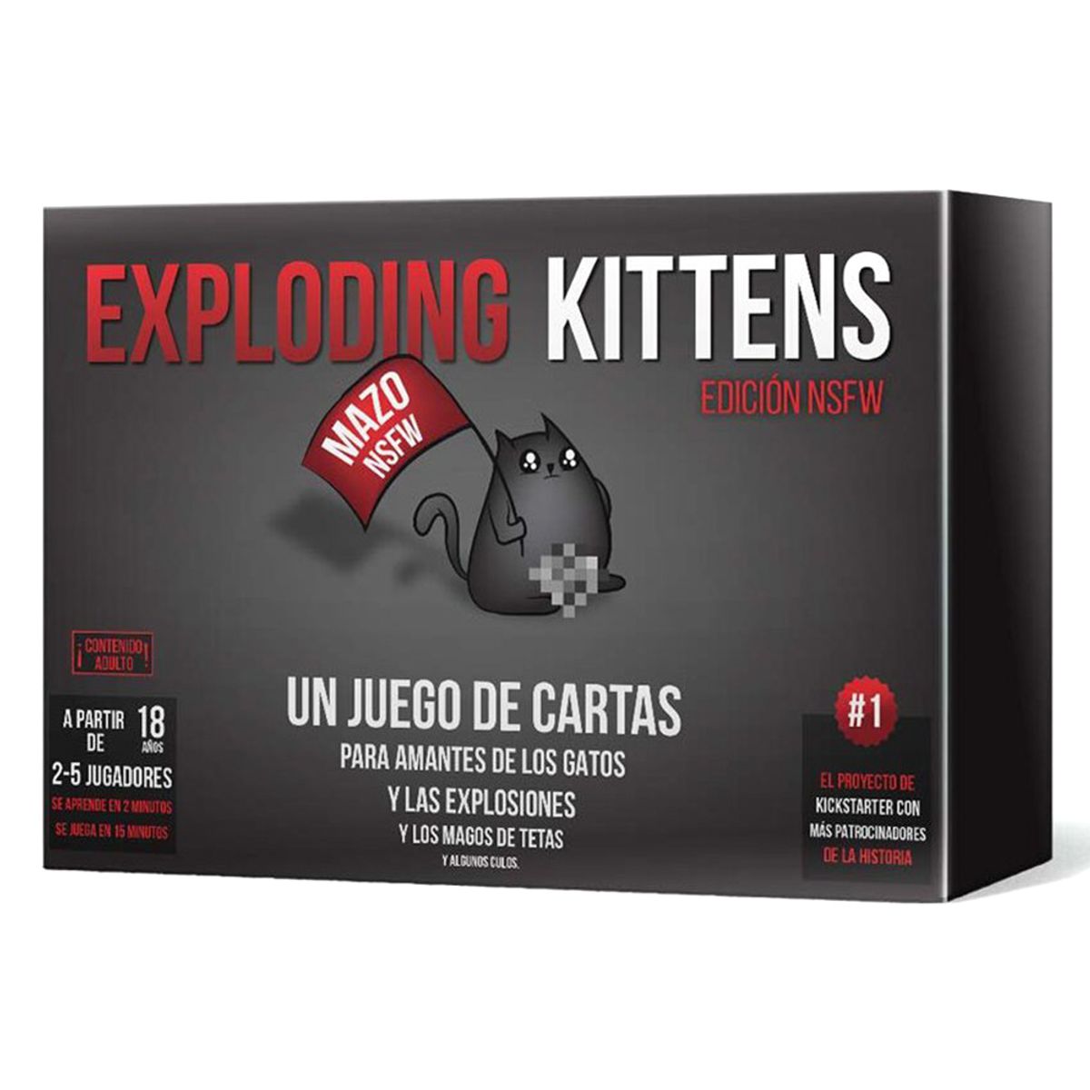ASMODEE - Exploding Kittens Nswf - Juego De Mesa - Español - Original