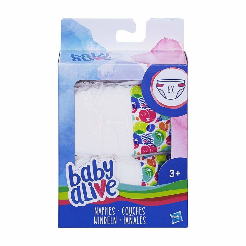HASBRO - Pack 6 Pañales Baby Alive